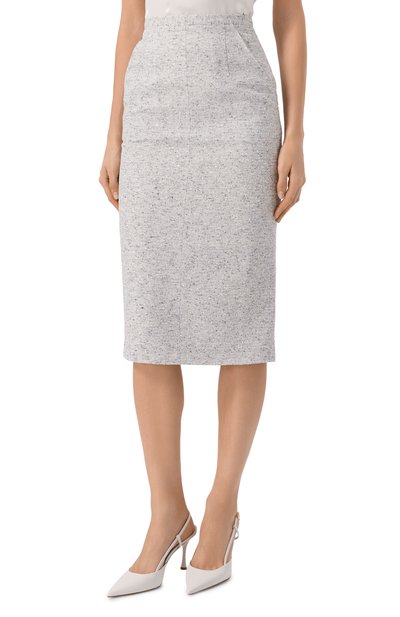 Юбка с отделкой пайетками KITON, арт. D60208K0941G, фото 3