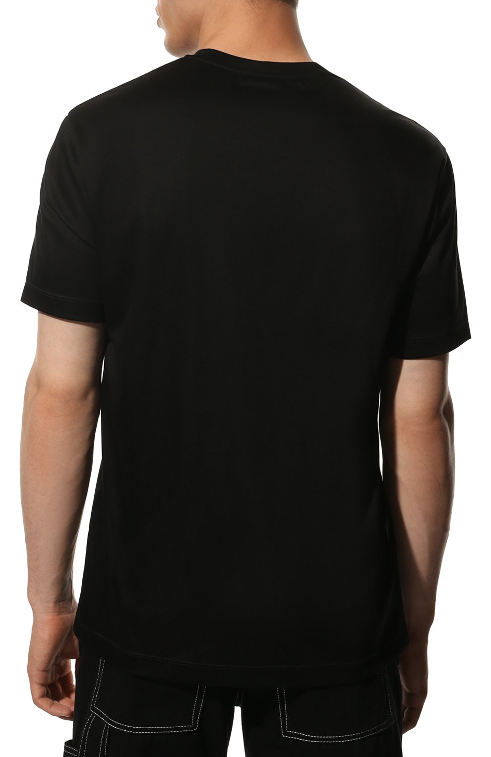 Хлопковая футболка GIORGIO ARMANI, арт. 6LSM90/SJTKZ, фото 4