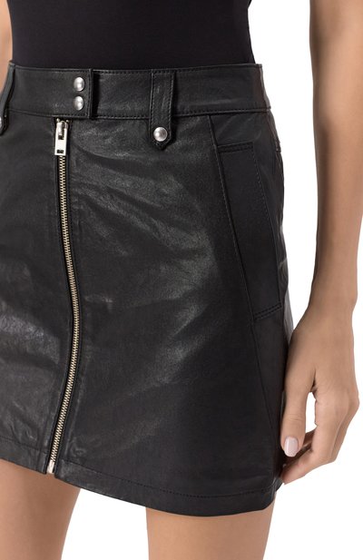 Кожаная юбка IRO, арт. WP310MAEL, фото 5