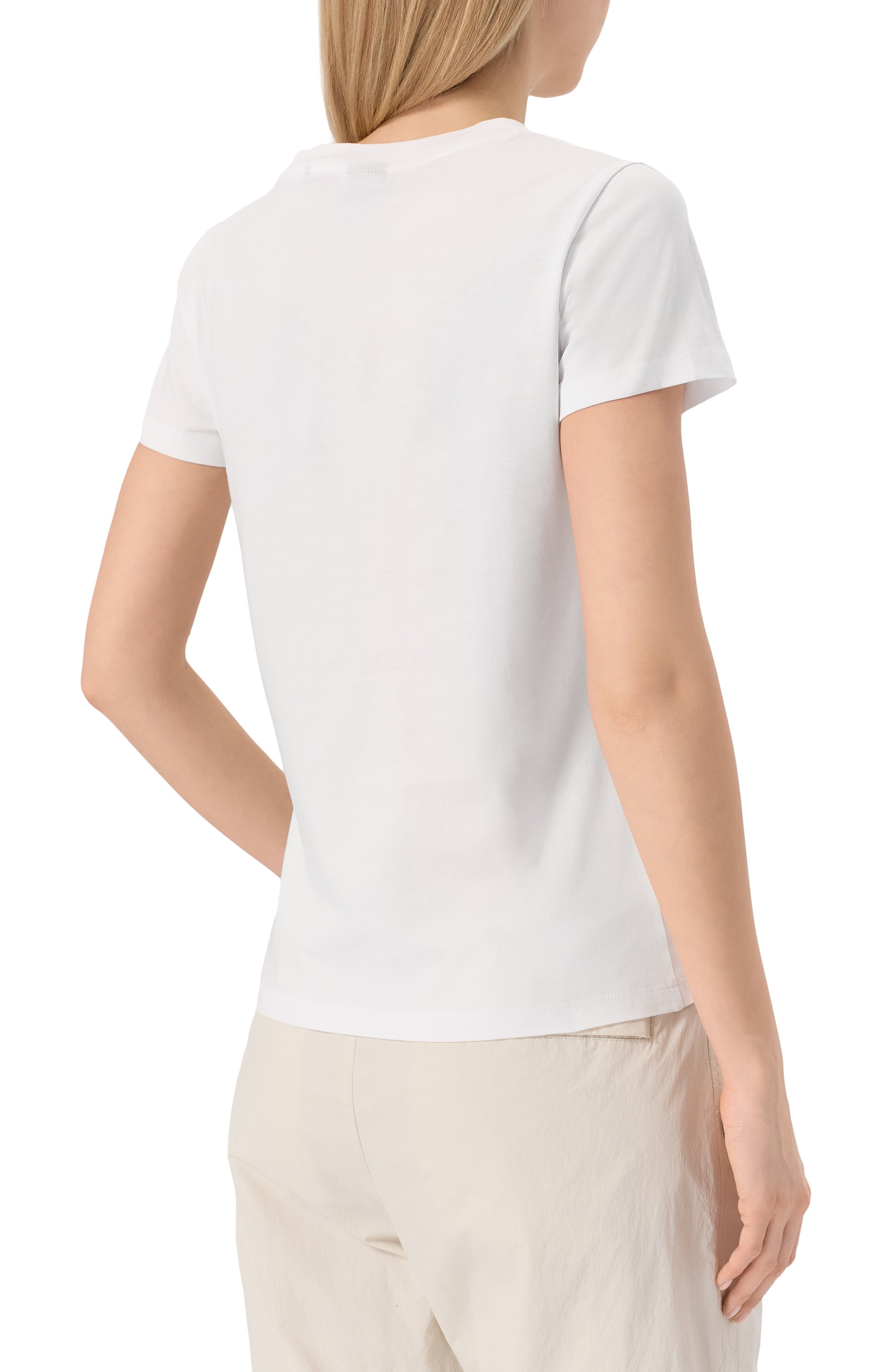 Хлопковая футболка BOSS ORANGE, арт. 50536628, фото 4