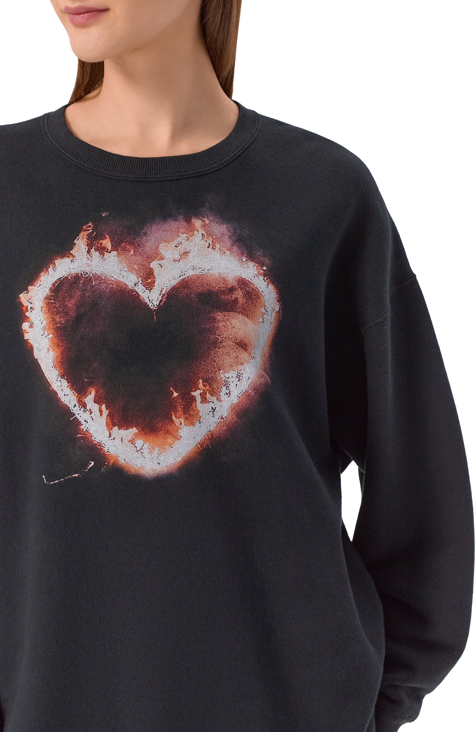 Свитшот из хлопка и лиоцелла  R13, арт. R13WK004-K138A_001, фото 5