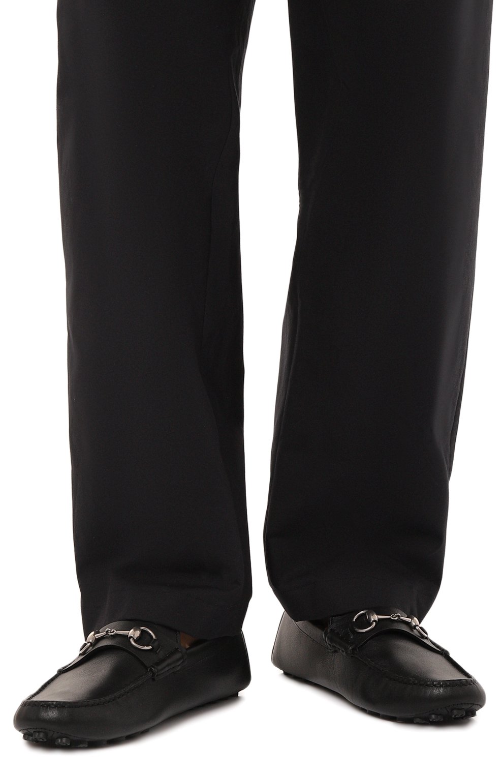 Кожаные мокасины GUCCI, арт. 765859/1XH00, фото 3