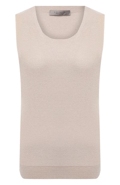 Топ из вискозы D.EXTERIOR бежевого цвета по цене 18200 руб., арт. 52368, фото 1 Топ из вискозы D.EXTERIOR, арт. 52368, фото 1