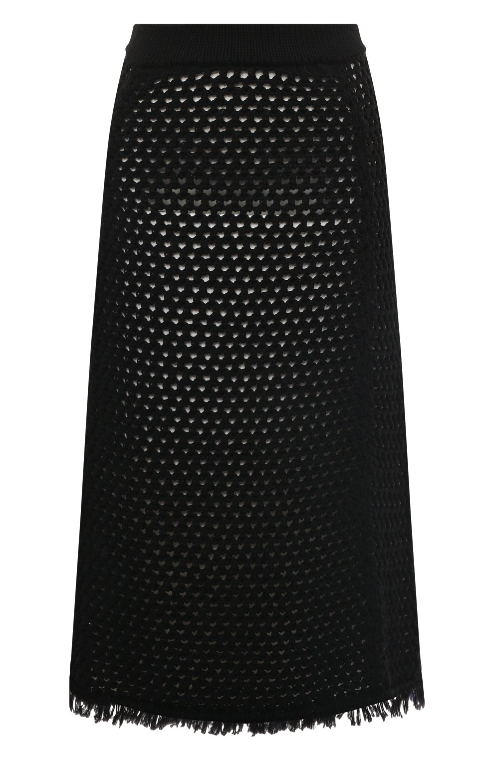Хлопковая юбка DRIES VAN NOTEN черного цвета по цене 67450 руб., арт. 231-011220-6713, фото 1 Хлопковая юбка DRIES VAN NOTEN, арт. 231-011220-6713, фото 1