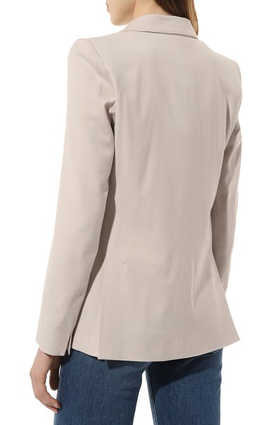 Жакет из вискозы и шерсти WINDSOR светло-серого цвета по цене 75500 руб., арт. 52 DS807 10014126, фото 4 Жакет из вискозы и шерсти WINDSOR, арт. 52 DS807 10014126, фото 4