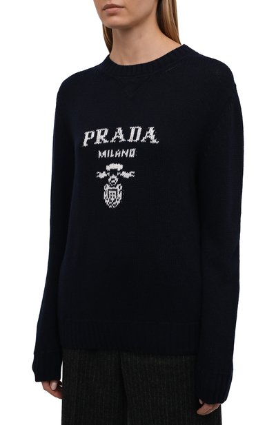 Свитер из шерсти и кашемира PRADA, арт. P24G1V-1YMW-F0008-211, фото 3