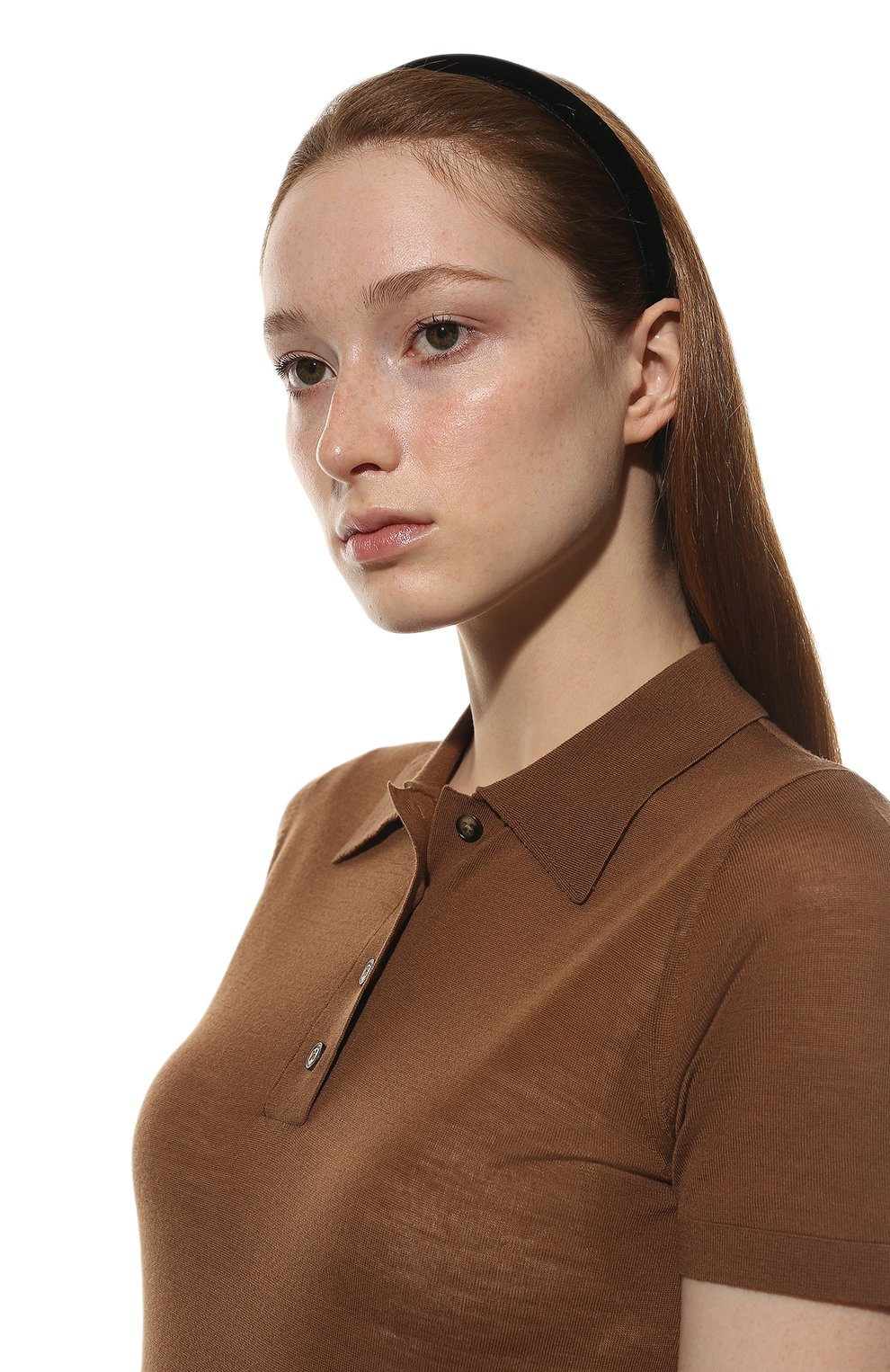 Ободок для волос ALEXANDRE DE PARIS черного цвета по цене 8820 руб., арт. THB-17404-10 N, фото 2 Ободок для волос ALEXANDRE DE PARIS, арт. THB-17404-10 N, фото 2