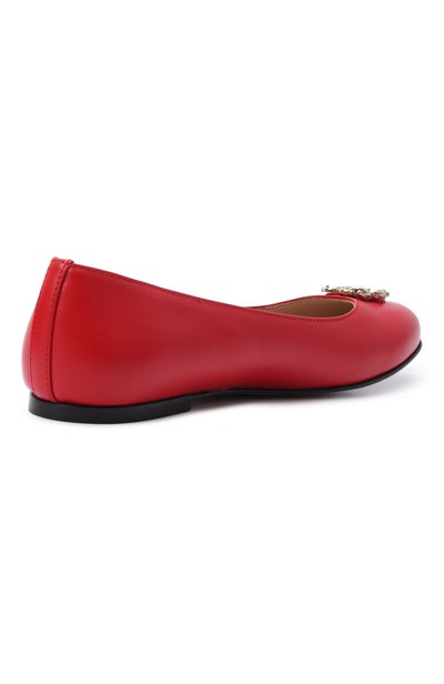 Кожаные балетки ELIE SAAB JUNIOR, арт. 80877/VAR2, фото 3