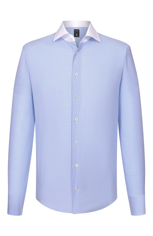 Хлопковая сорочка Van Laack VL-RIVARA-FYSF/161235 Голубой VL-RIVARA-FYSF/161235