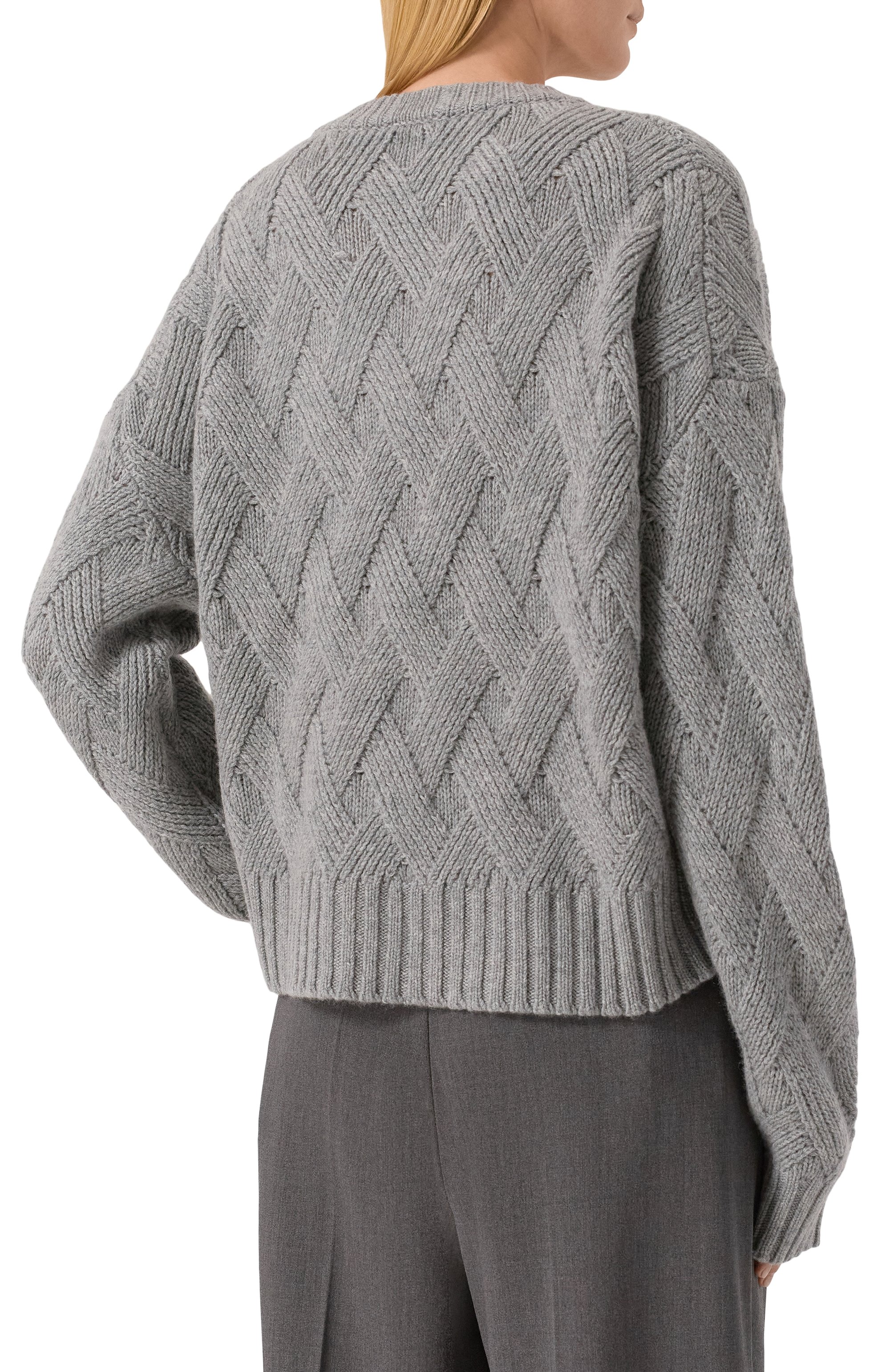 Свитер из шерсти и кашемира ALLUDE, арт. 255/17691, фото 4