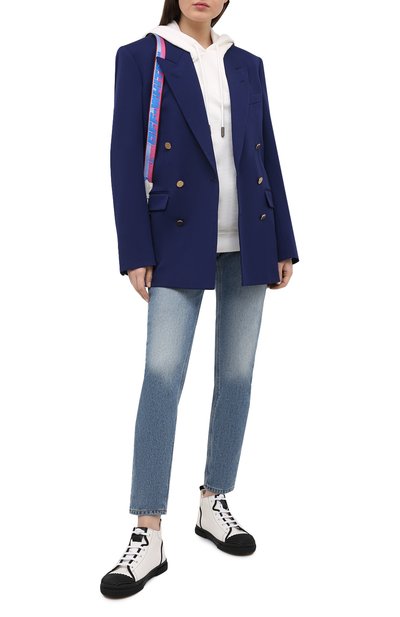 Хлопковое худи OFF-WHITE, арт. 0WBB035R21JER002, фото 2