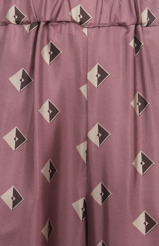 Шелковые брюки Max Mara Leisure B0A Розовый  B0A Фото 6