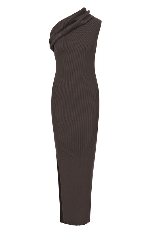 Платье из вискозы Rick Owens RP02E4627/RIBVI Серый RP02E4627/RIBVI