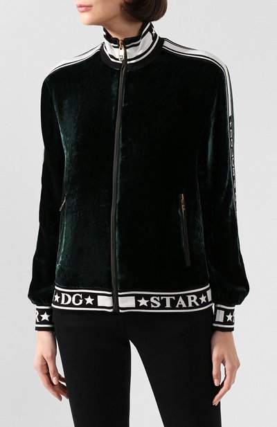 Толстовка из смеси вискозы и шелка DOLCE & GABBANA, арт. F9C50T/FUVJK, фото 3