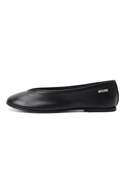 Кожаные балетки MOSCHINO, арт. 84173/VAR1_001