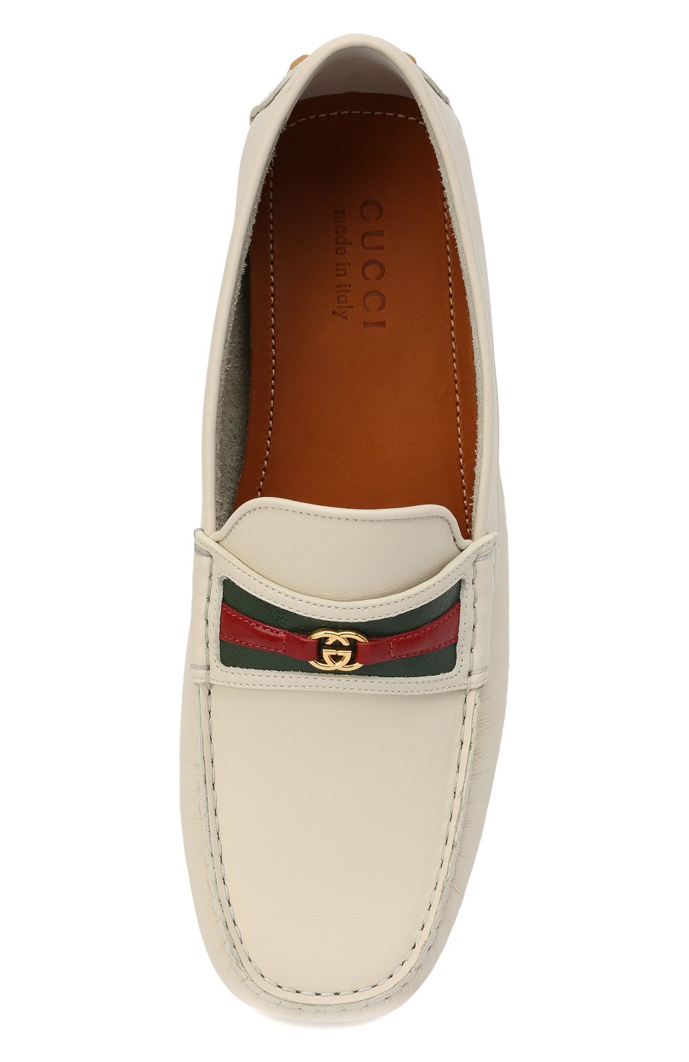 Кожаные мокасины GUCCI, арт. 648039/1XH30, фото 5