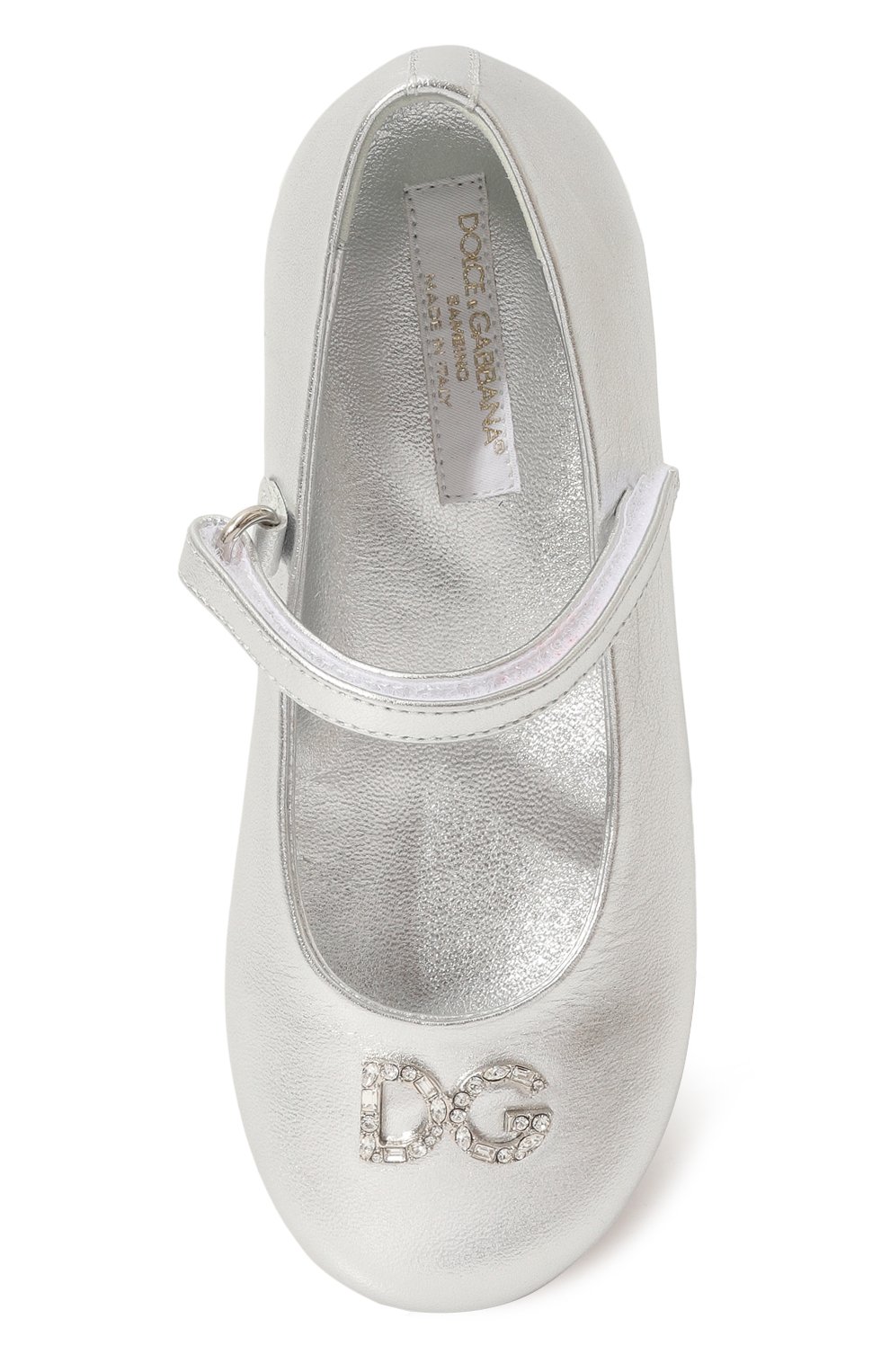 Кожаные балетки DOLCE & GABBANA, арт. D20057/A6C66, фото 4