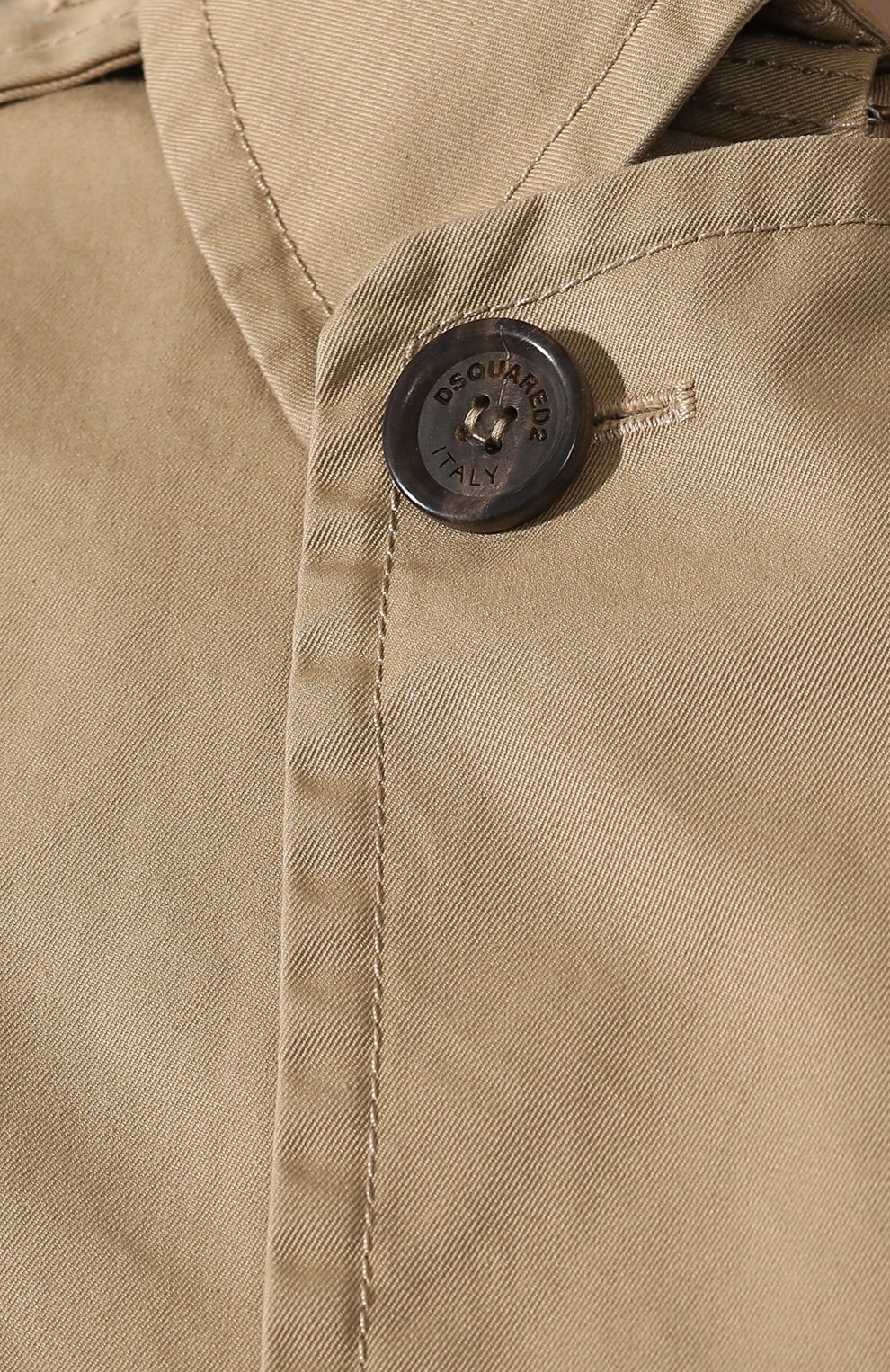 Хлопковый тренч DSQUARED2, арт. S75AH0084/S41794, фото 5