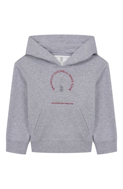 Хлопковое худи BRUNELLO CUCINELLI, арт. BW863E188A