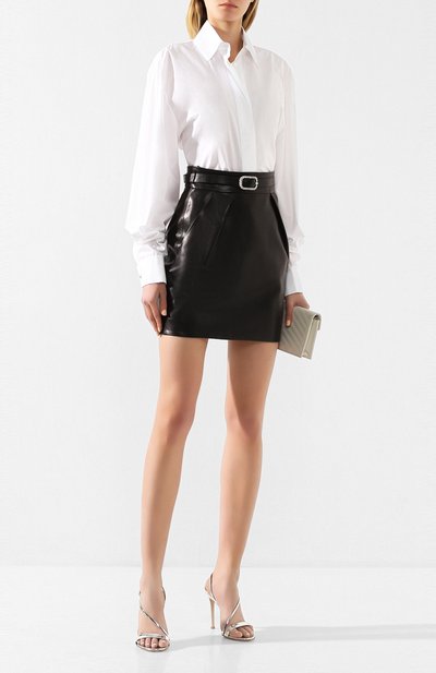 Кожаная юбка ALEXANDRE VAUTHIER, арт. 201LSK1200C 0404, фото 2