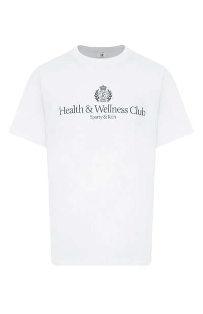 Мужская хлопковая футболка SPORTY AND RICH, арт. T0119710241WH01