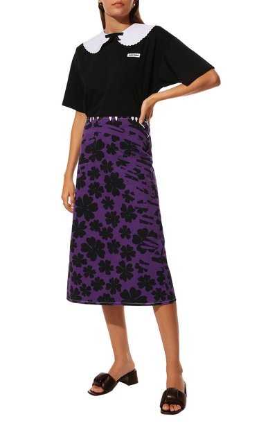 Джинсовая юбка MIU MIU, арт. MG1757-10MG-F0CFW, фото 2