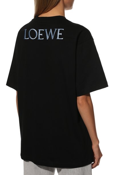 Хлопковая футболка bluebell LOEWE, арт. S800Y22X05, фото 4