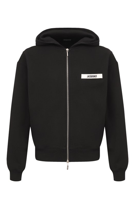 Хлопковая толстовка Jacquemus 24HH0M00257/AJ00126 Чёрный 24HH0M00257/AJ00126