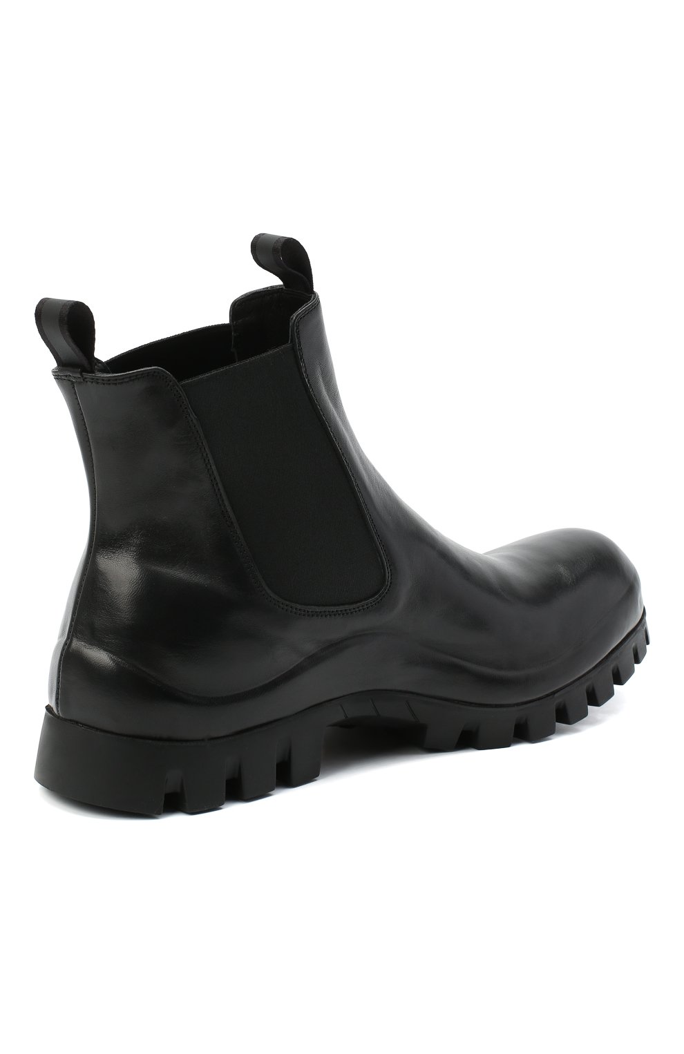 Кожаные челси OFFICINE CREATIVE черного цвета по цене 59200 руб., арт. CLEANTREK/001/FI0RE LUX, фото 4 Кожаные челси OFFICINE CREATIVE, арт. CLEANTREK/001/FI0RE LUX, фото 4