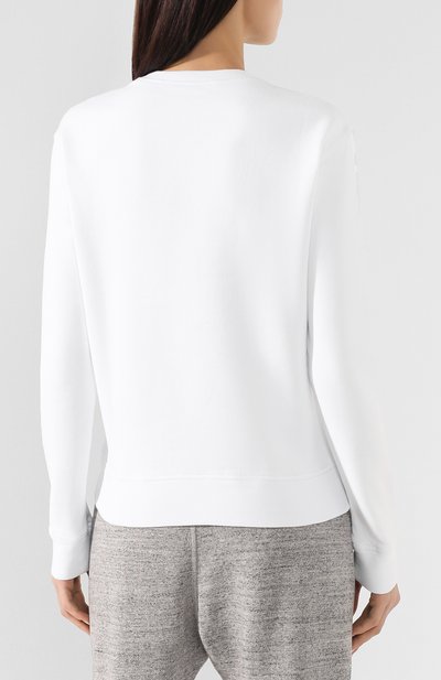 Хлопковый свитшот DSQUARED2 белого цвета по цене 36750 руб., арт. S75GU0278/S25042, фото 4 Хлопковый свитшот DSQUARED2, арт. S75GU0278/S25042, фото 4