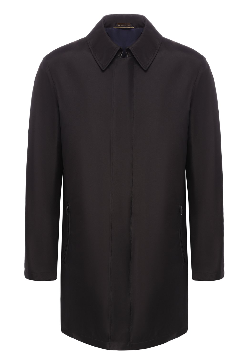 Шелковый плащ на молнии прямого кроя ZILLI, арт. MAQ-TIMBU-30036/0002, фото 1