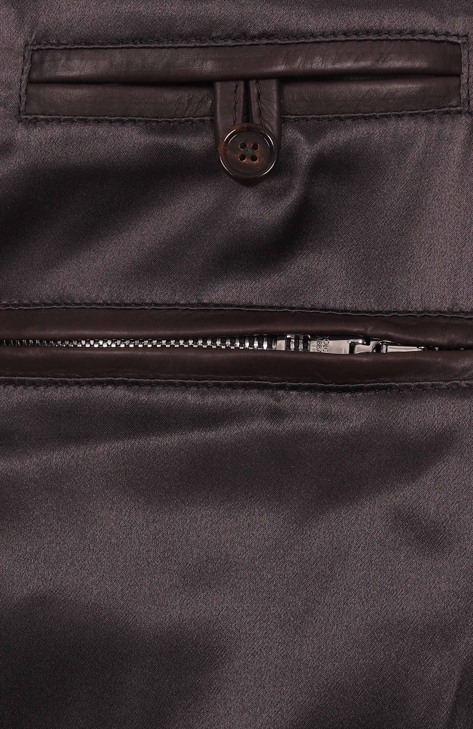 Кожаный бомбер DOLCE & GABBANA, арт. G9BIJL/HULQX, фото 7