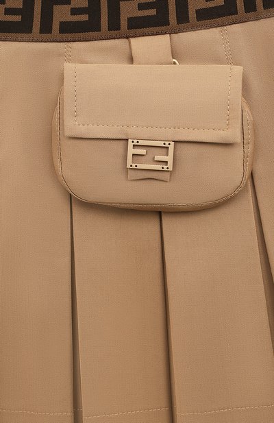 Хлопковая юбка FENDI, арт. JFE124/ADEH/3-6, фото 3