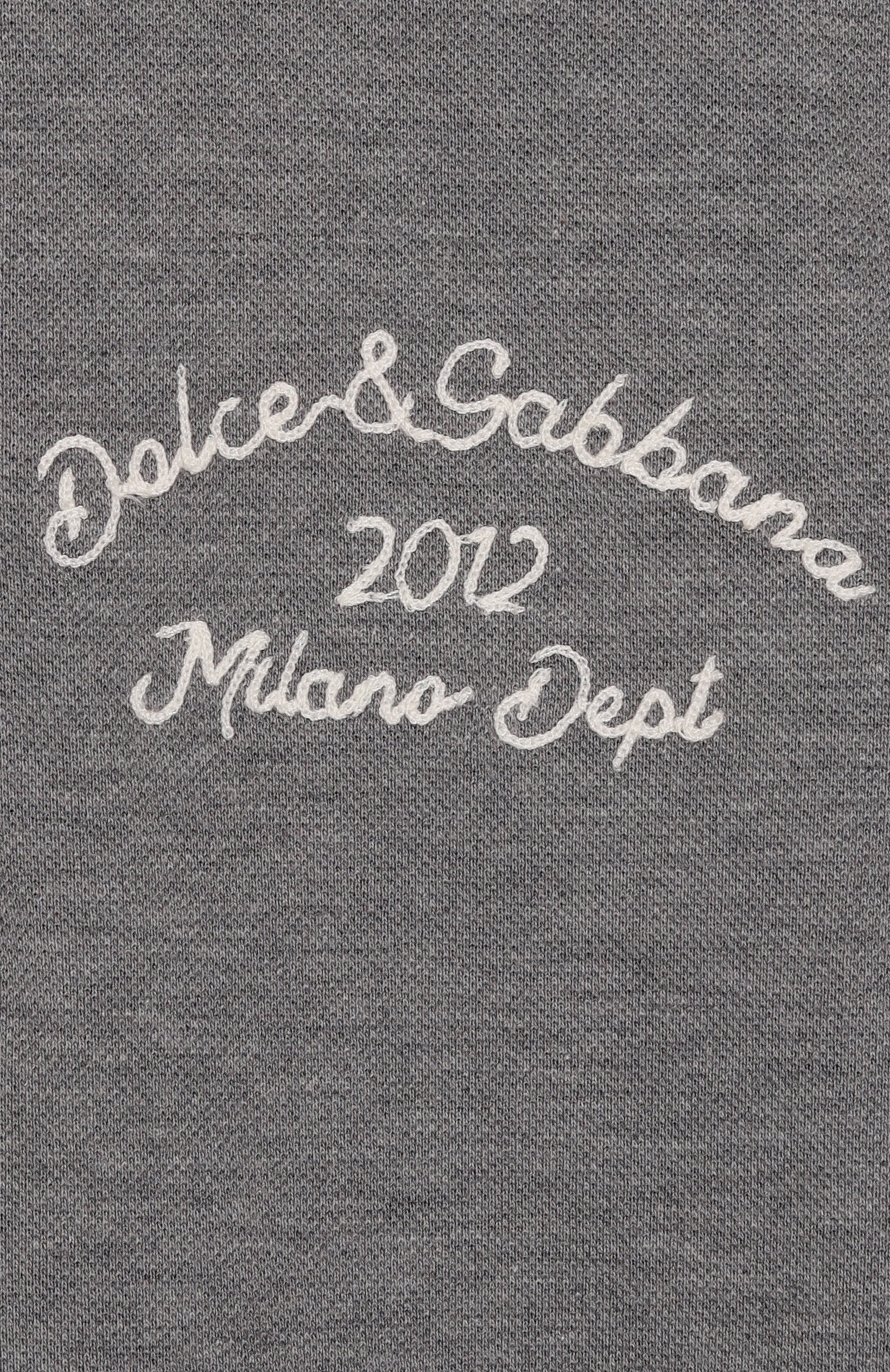 Хлопковое поло DOLCE & GABBANA, арт. L4JTGW/G7PFM/8-12+, фото 3