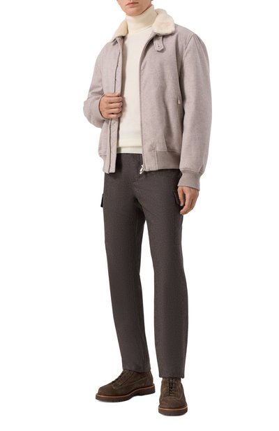 Мужской утепленный бомбер BRUNELLO CUCINELLI, арт. MM4006889