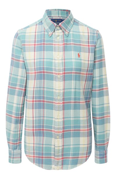 Женская хлопковая рубашка POLO RALPH LAUREN, арт. 211801083