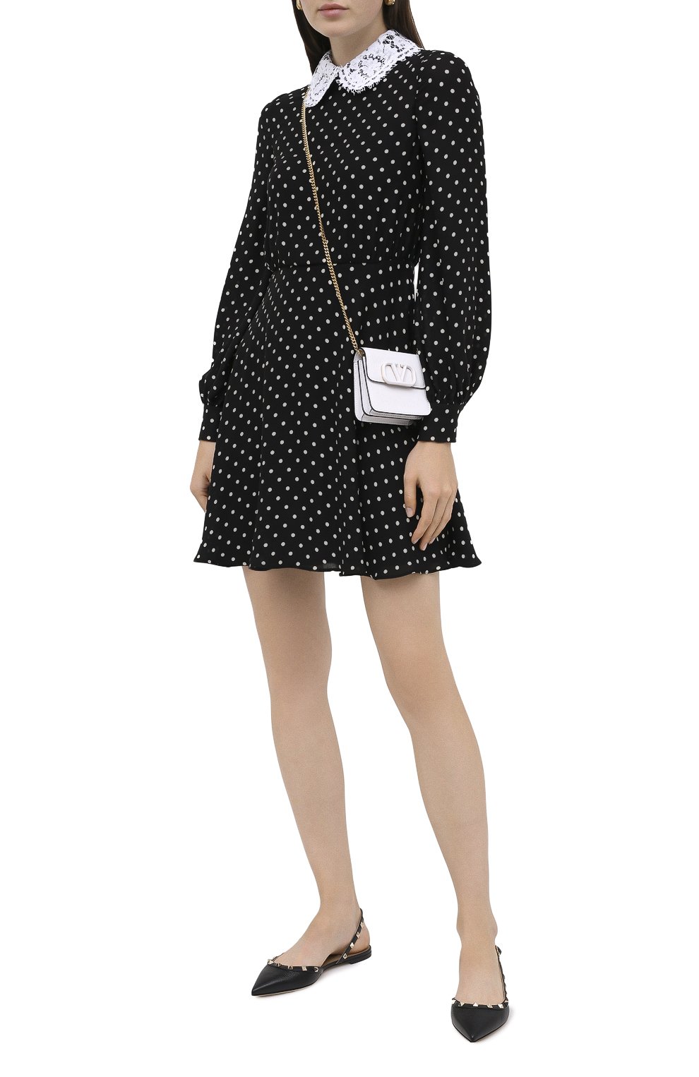 Кожаные балетки rockstud VALENTINO, арт. UW2S0H13/VCE, фото 2