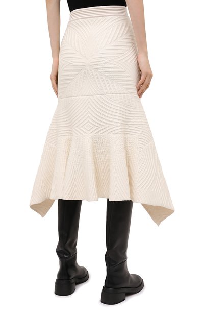 Шерстяная юбка ALEXANDER MCQUEEN, арт. 641897/Q1AR0, фото 4