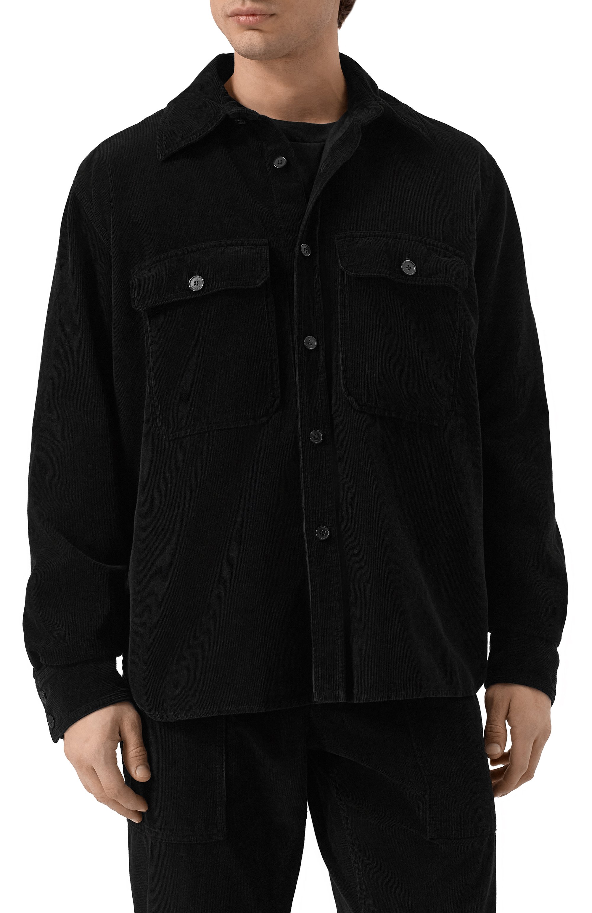 Вельветовая куртка-рубашка SAINT LAURENT, арт. 795555/Y34SA, фото 3