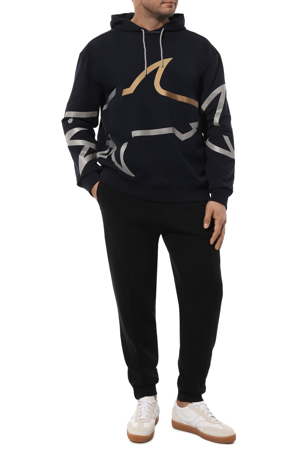 Хлопковое худи PAUL&SHARK, арт. 24411882, фото 2