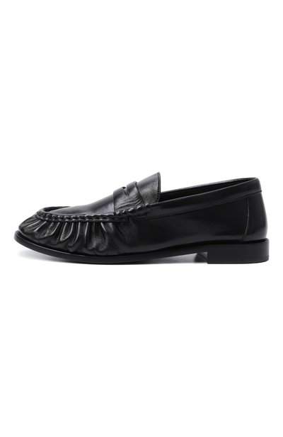 Кожаные пенни-лоферы le loafer SAINT LAURENT, арт. 766876/AA00K, фото 4