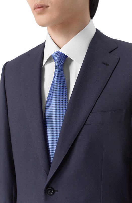 Шелковый галстук Stefano Ricci CCXL/60005 Голубой  CCXL/60005 Фото 2