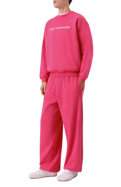 Хлопковый свитшот ГОША РУБЧИНСКИЙ, арт. SW_0104_PINK, фото 2