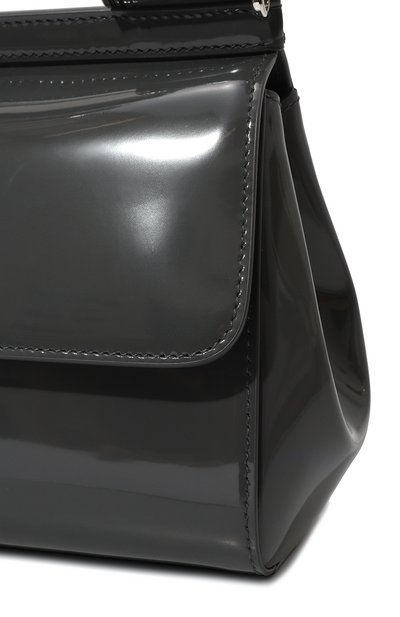 Сумка sicily small DOLCE & GABBANA серого цвета по цене 152500 руб., арт. BB9003_BI9003_BE9003/AI413_1, фото 3 Сумка sicily small DOLCE & GABBANA, арт. BB9003_BI9003_BE9003/AI413_1, фото 3