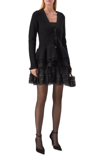 Женская юбка из шерсти и кашемира NINA RICCI, арт. 26AMJU003/ML0620