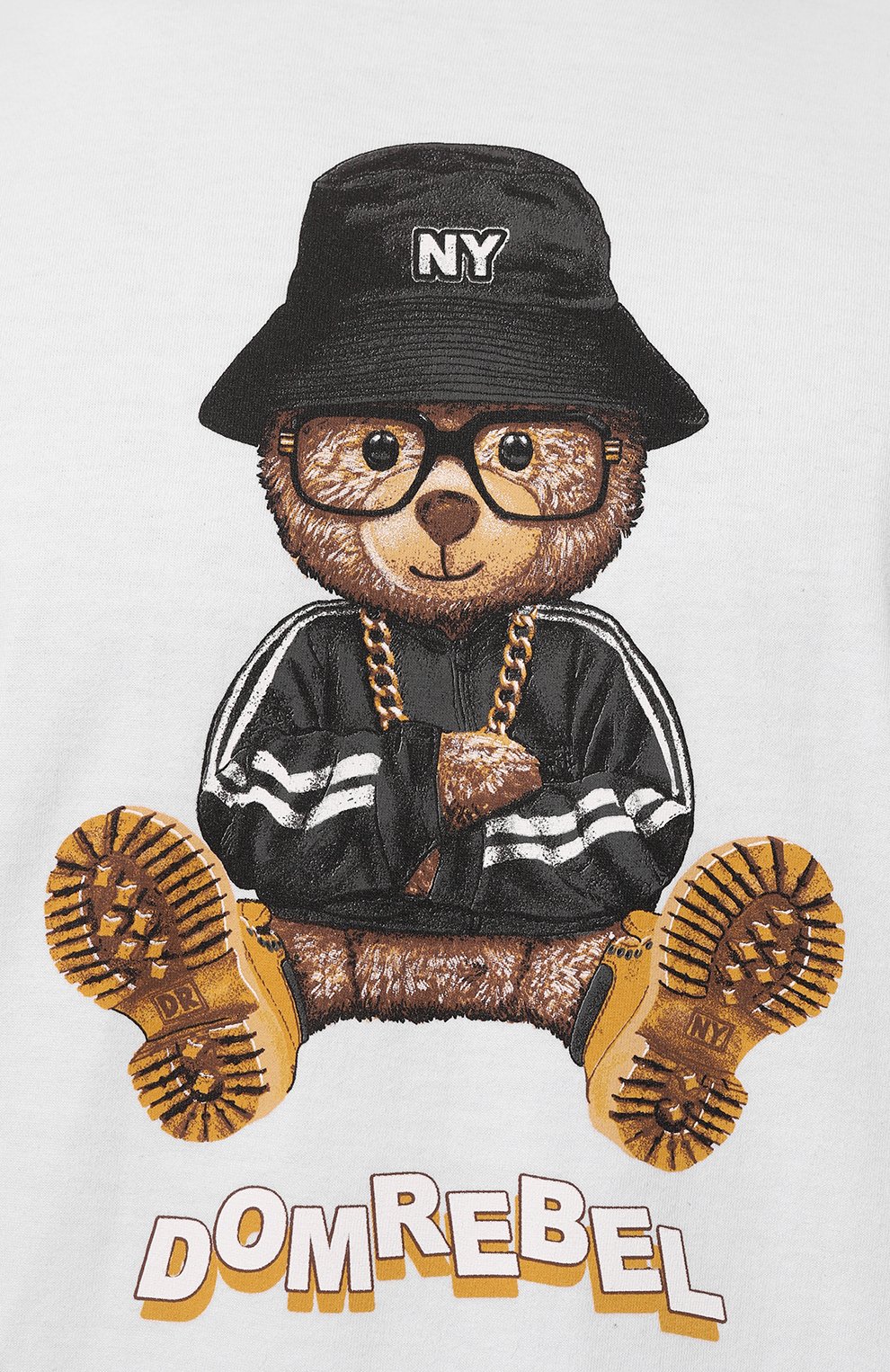 Хлопковая футболка DOMREBEL, арт. NY BEAR/T-SHIRT, фото 5