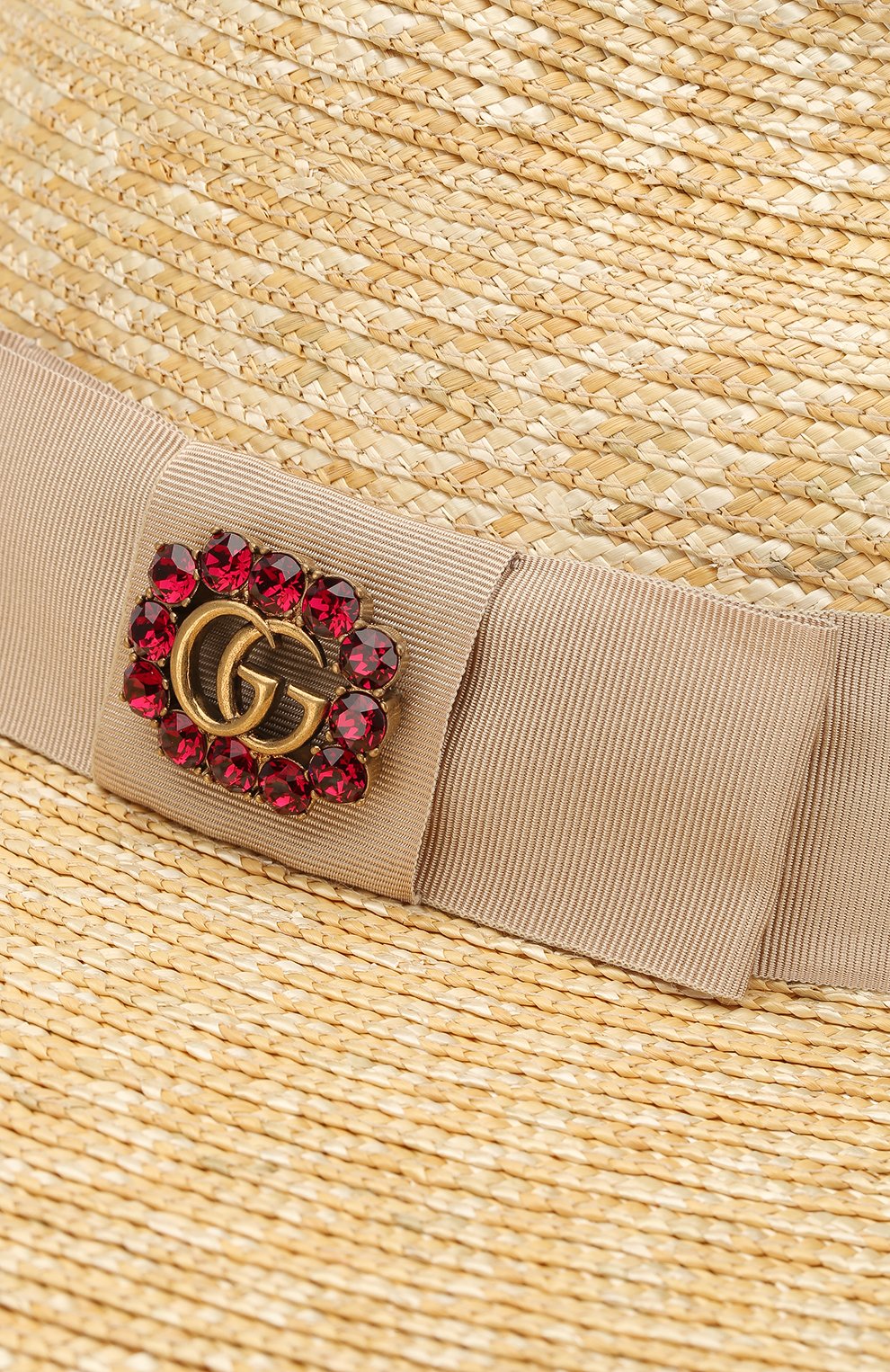 Соломенная шляпа с лентой GUCCI, арт. 505455/4HC16, фото 3