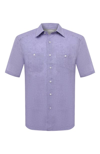 Мужская льняная рубашка BRUNELLO CUCINELLI, арт. MF6300635