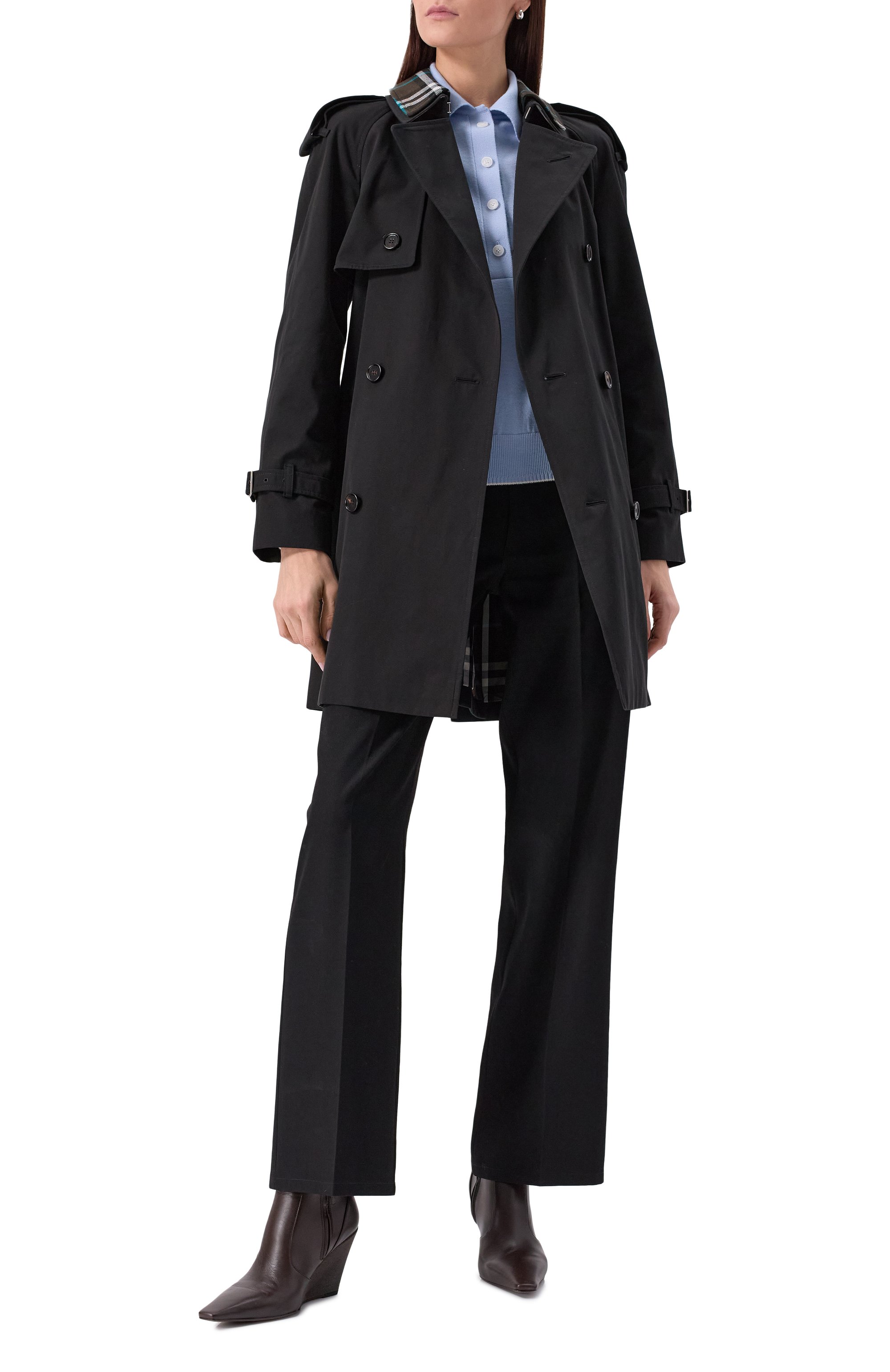 Хлопковый тренч BURBERRY, арт. 8096563, фото 2