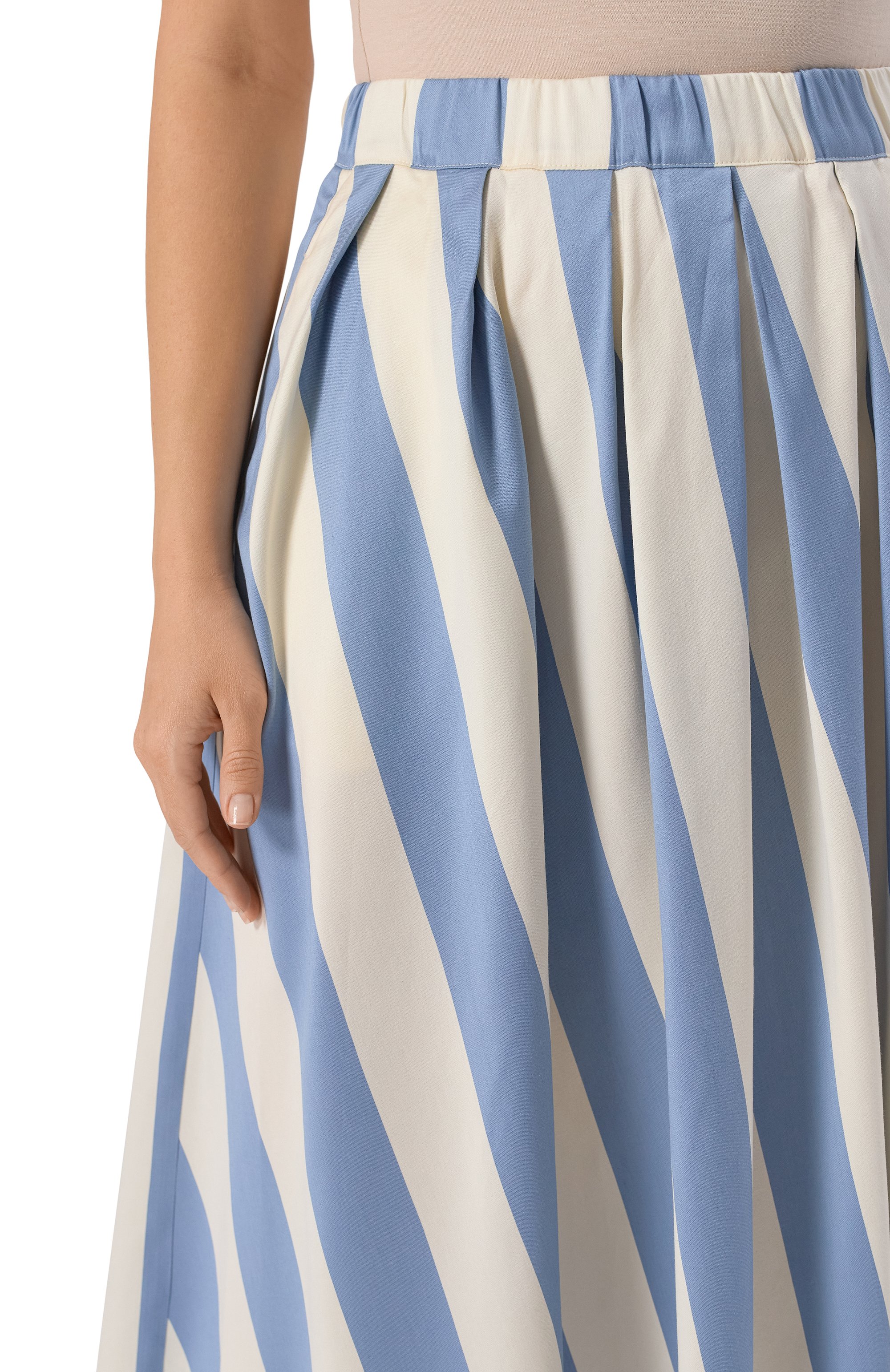 Юбка из хлопка и шелка WEEKEND MAX MARA, арт. VIDIM, фото 5